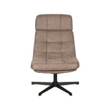 LABEL51 Fauteuil Alvar - Taupe - Micro Suede - Excl. Hocker van LABEL51 - laagste prijs offerte van PureWonen