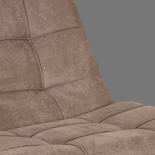 LABEL51 Fauteuil Alvar - Taupe - Boucle - Incl. Hocker van LABEL51 – Luxe comfort op maat van PureWonen. Vraag naar de beste prijs.