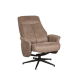 LABEL51 Fauteuil Bergen - Taupe - Micro Suede - Excl. Hocker van LABEL51 – Luxe comfort op maat van PureWonen. Vraag naar de beste prijs.