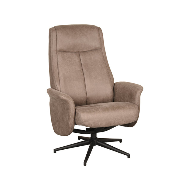 LABEL51 Fauteuil Bergen - Taupe - Micro Suede - Excl. Hocker van LABEL51 – Luxe comfort op maat van PureWonen. Vraag naar de beste prijs.