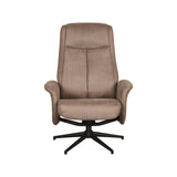 LABEL51 Fauteuil Bergen - Taupe - Micro Suede - Excl. Hocker van LABEL51 – Luxe comfort op maat van PureWonen. Vraag naar de beste prijs.
