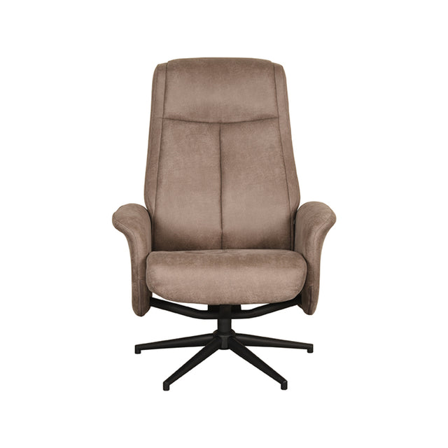 LABEL51 Fauteuil Bergen - Taupe - Micro Suede - Excl. Hocker van LABEL51 – Luxe comfort op maat van PureWonen. Vraag naar de beste prijs.