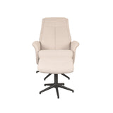 LABEL51 Fauteuil Bergen - Naturel - Boucle - Incl. Hocker van LABEL51 – Luxe comfort op maat van PureWonen. Vraag naar de beste prijs.