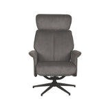 LABEL51 Fauteuil Verdal - Antraciet - Cosmo - Excl. Hocker van LABEL51 – Luxe comfort op maat van PureWonen. Vraag naar de beste prijs.