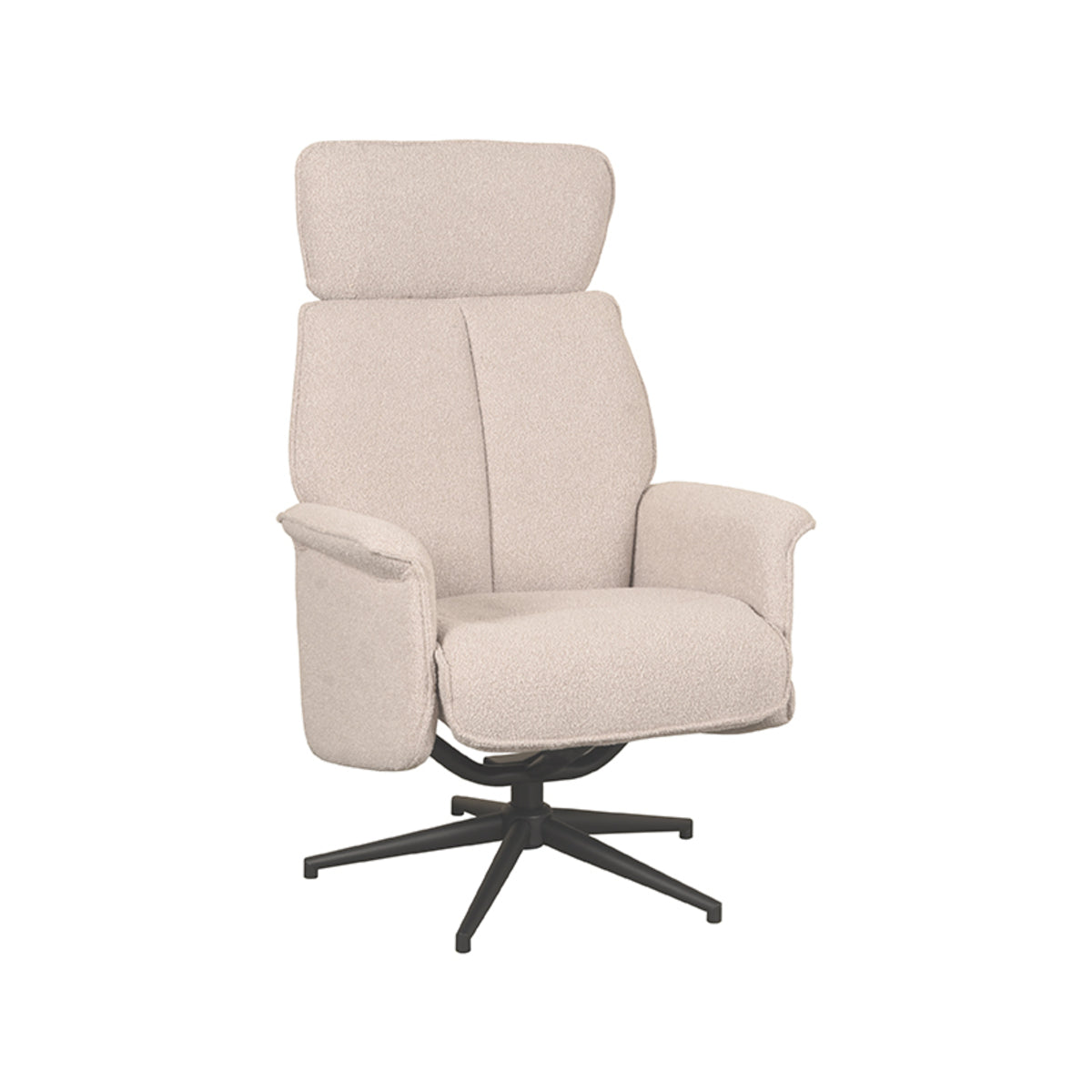 LABEL51 Fauteuil Verdal - Naturel - Boucle - Excl. Hocker van LABEL51 – Luxe comfort op maat van PureWonen. Vraag naar de beste prijs.