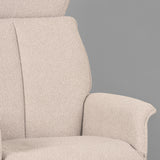 LABEL51 Fauteuil Verdal - Naturel - Boucle - Incl. Hocker van LABEL51 – Luxe comfort op maat van PureWonen. Vraag naar de beste prijs.