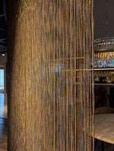 Decoratief object Curtain gold chain