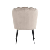 Stoel Pippa khaki velvet / black (Quartz Khaki 903) van Richmond Interiors – Luxe comfort op maat van PureWonen. Vraag naar de beste prijs.