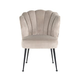 Stoel Pippa khaki velvet / black (Quartz Khaki 903) van Richmond Interiors – Luxe comfort op maat van PureWonen. Vraag naar de beste prijs.