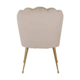 Stoel Pippa khaki velvet / gold (Quartz Khaki 903) van Richmond Interiors – Luxe comfort op maat van PureWonen. Vraag naar de beste prijs.