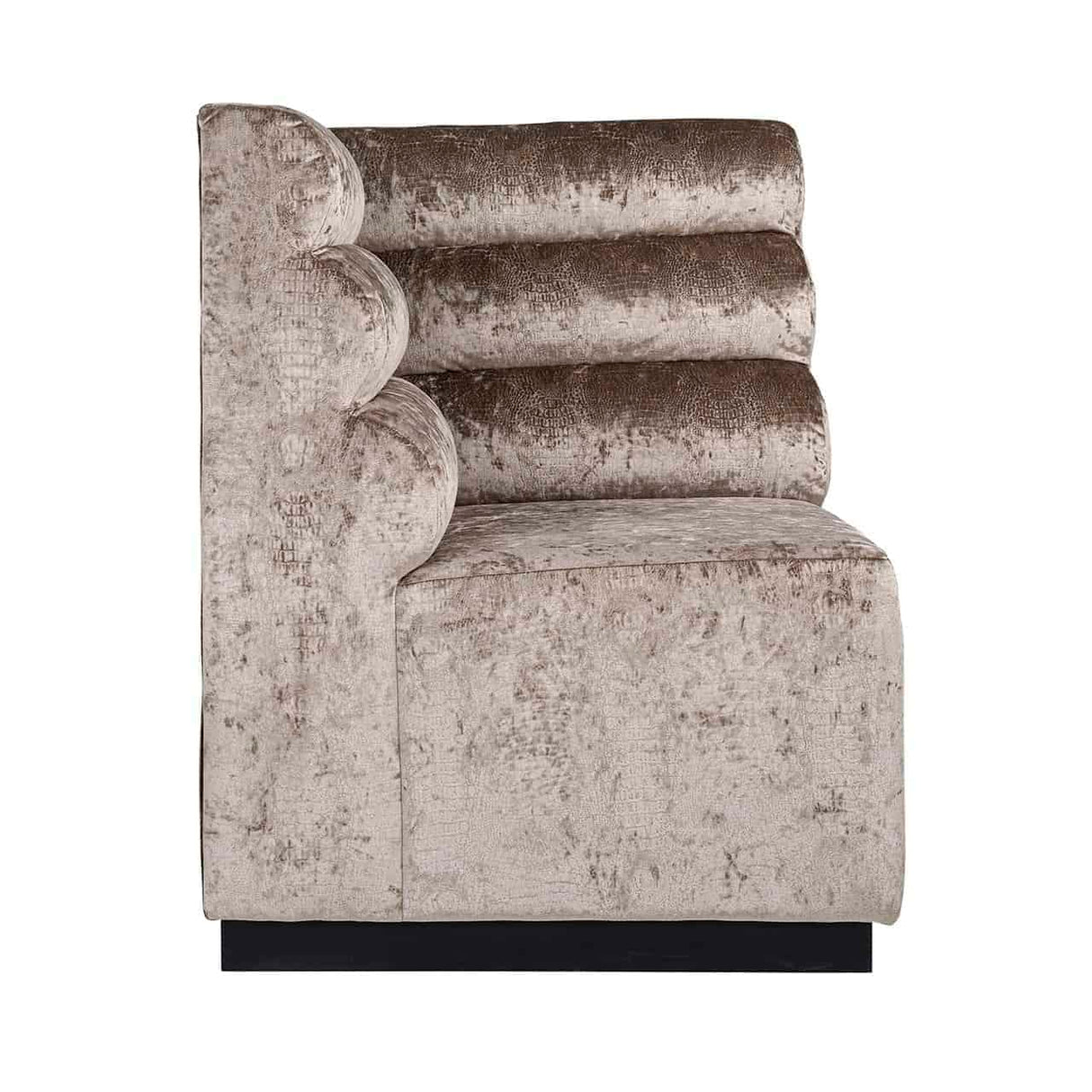 Eetkamer hoekbank Delilah fire retardant van Richmond Interiors – Luxe comfort op maat van PureWonen. Vraag naar de beste prijs.