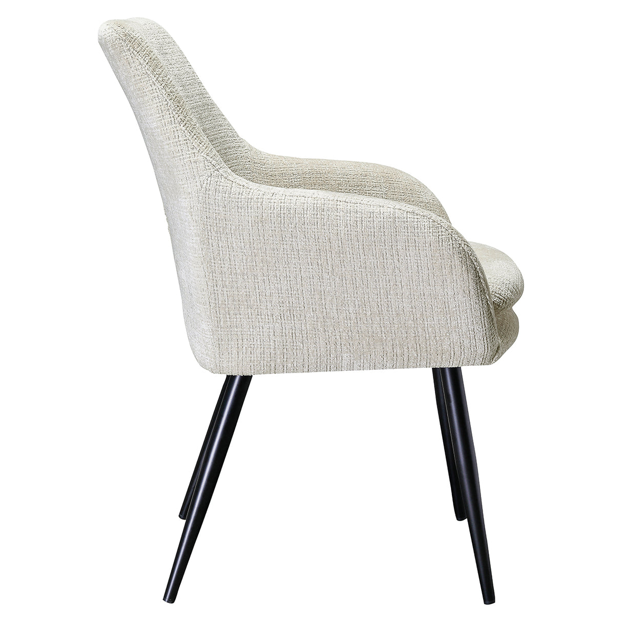 Eetkamerstoel Chrissy beige chenille (Niagara 902 beige Chenille) van Richmond Interiors – Luxe comfort op maat van PureWonen. Vraag naar de beste prijs.