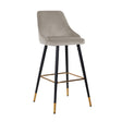 Barstoel Imani khaki velvet (Quartz Khaki 903) van Richmond Interiors – Luxe comfort op maat van PureWonen. Vraag naar de beste prijs.