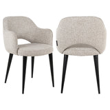 Eetkamerstoel Giovanna natural fancy fire retardant van Richmond Interiors – Luxe comfort op maat van PureWonen. Vraag naar de beste prijs.