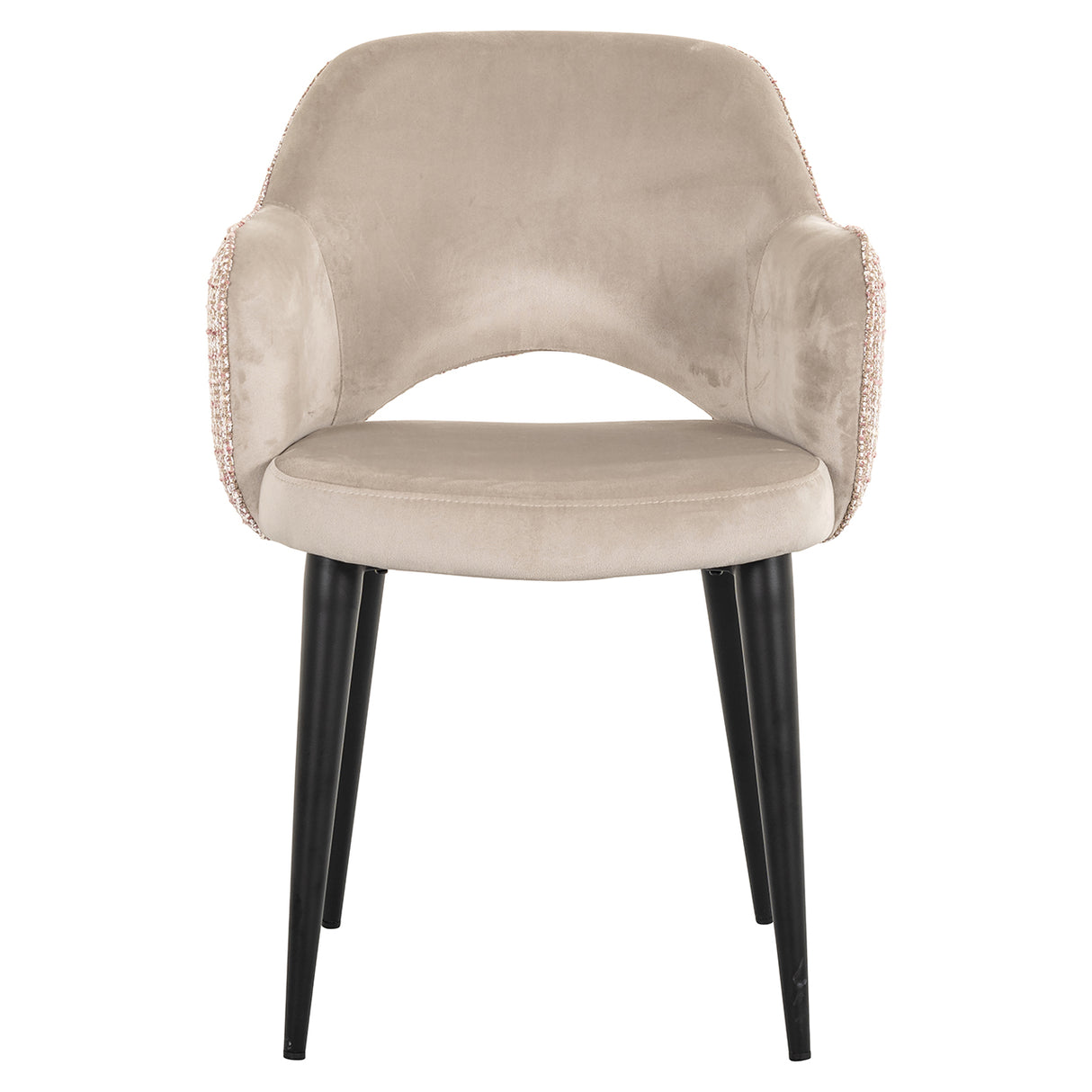 Stoel Giovanna trendy rose/quartz khaki (Be trendy 1673 rose) van Richmond Interiors – Luxe comfort op maat van PureWonen. Vraag naar de beste prijs.