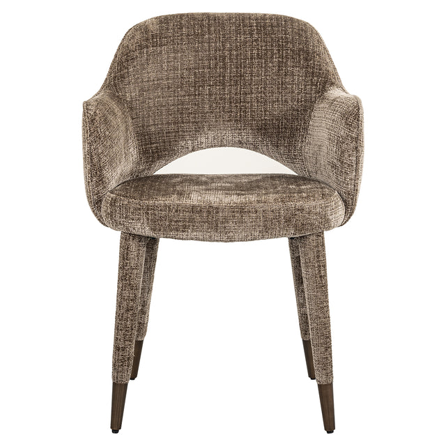 Eetkamerstoel Donnatella stone chenille fire retardant (Niagara 104 Stone Chenille) van Richmond Interiors – Luxe comfort op maat van PureWonen. Vraag naar de beste prijs.
