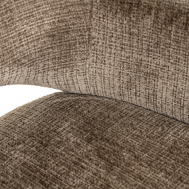 Eetkamerstoel Donnatella stone chenille fire retardant (Niagara 104 Stone Chenille) van Richmond Interiors – Luxe comfort op maat van PureWonen. Vraag naar de beste prijs.