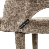 Eetkamerstoel Cecilia stone chenille fire retardant (Niagara 104 Stone Chenille) van Richmond Interiors – Luxe comfort op maat van PureWonen. Vraag naar de beste prijs.