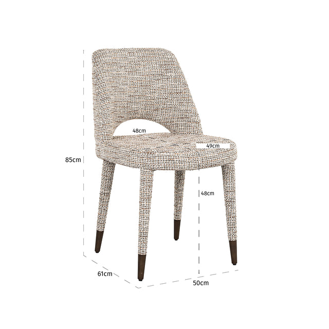 Eetkamerstoel Cecilia trendy nature (Be Trendy 01 Nature) van Richmond Interiors – Luxe comfort op maat van PureWonen. Vraag naar de beste prijs.