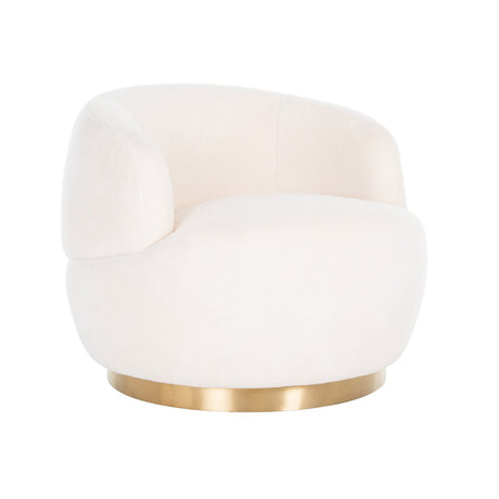 Draaifauteuil Teddy white furry (Himalaya 900 white furry) van Richmond Interiors – Luxe comfort op maat van PureWonen. Vraag naar de beste prijs.