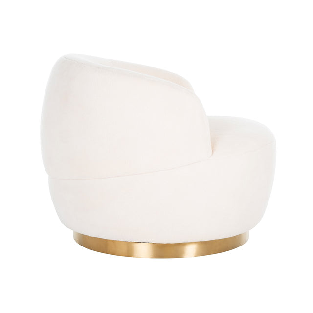 Draaifauteuil Teddy white furry (Himalaya 900 white furry) van Richmond Interiors – Luxe comfort op maat van PureWonen. Vraag naar de beste prijs.