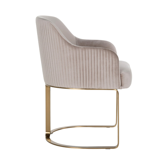 Stoel Hadley khaki velvet fire retardant (FR-Quartz 903 Khaki) van Richmond Interiors – Luxe comfort op maat van PureWonen. Vraag naar de beste prijs.