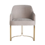 Stoel Hadley khaki velvet fire retardant (FR-Quartz 903 Khaki) van Richmond Interiors – Luxe comfort op maat van PureWonen. Vraag naar de beste prijs.