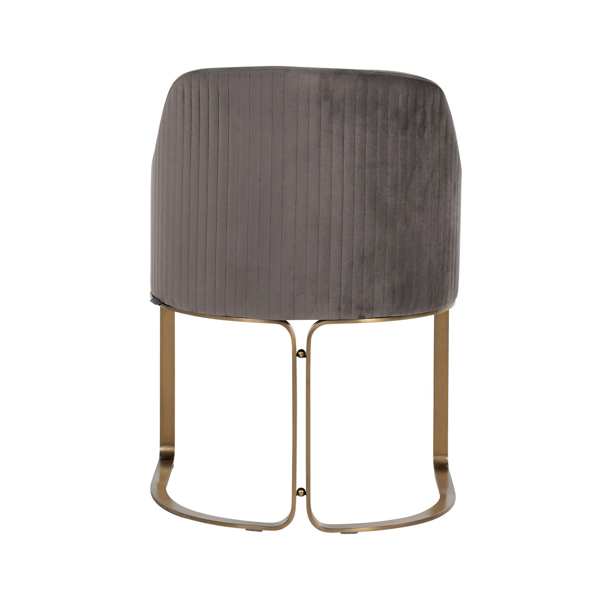 Stoel Hadley stone velvet / brushed gold (Quartz Stone 101) van Richmond Interiors – Luxe comfort op maat van PureWonen. Vraag naar de beste prijs.