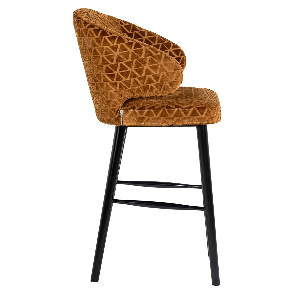 Barstoel Indigo gold triangle (Triangle 2013 old gold) van Richmond Interiors – Luxe comfort op maat van PureWonen. Vraag naar de beste prijs.