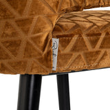 Barstoel Indigo gold triangle (Triangle 2013 old gold) van Richmond Interiors – Luxe comfort op maat van PureWonen. Vraag naar de beste prijs.