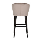 Barstoel Indigo khaki velvet (Quartz Khaki 903) van Richmond Interiors – Luxe comfort op maat van PureWonen. Vraag naar de beste prijs.