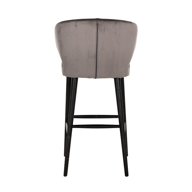 Barstoel Indigo stone velvet (Quartz Stone 101) van Richmond Interiors – Luxe comfort op maat van PureWonen. Vraag naar de beste prijs.
