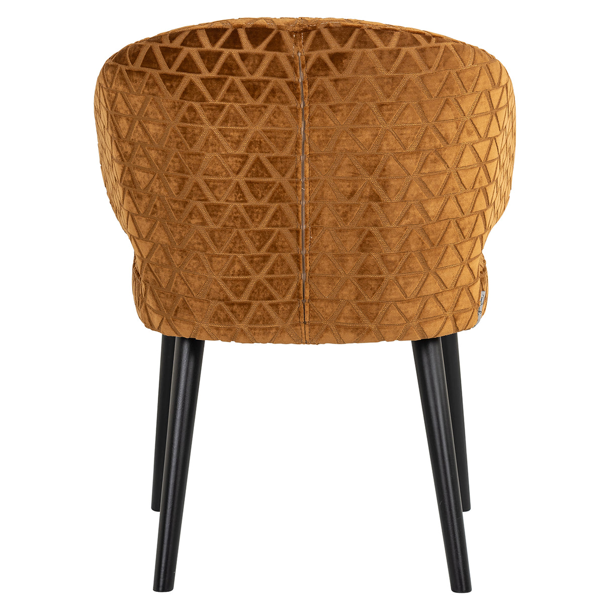 Eetkamerstoel Indigo gold triangle (Triangle 2013 old gold) van Richmond Interiors – Luxe comfort op maat van PureWonen. Vraag naar de beste prijs.