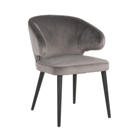 Stoel Indigo stone velvet (Quartz Stone 101) van Richmond Interiors – Luxe comfort op maat van PureWonen. Vraag naar de beste prijs.