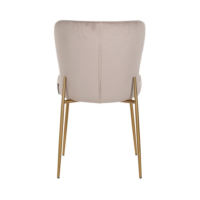 Stoel Odessa khaki / brushed gold fire retardant (FR-Quartz 903 Khaki) van Richmond Interiors – Luxe comfort op maat van PureWonen. Vraag naar de beste prijs.