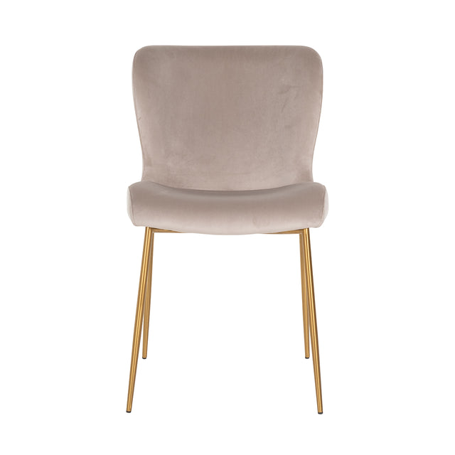 Stoel Odessa khaki / brushed gold fire retardant (FR-Quartz 903 Khaki) van Richmond Interiors – Luxe comfort op maat van PureWonen. Vraag naar de beste prijs.