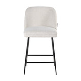 Counterstoel Pullitzer white bouclé