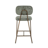 Counterstoel Xenia thyme fusion / brushed gold legs (Fusion thyme 206) van Richmond Interiors – Luxe comfort op maat van PureWonen. Vraag naar de beste prijs.