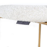 Counterstoel Xenia white bouclé (Set of 2)