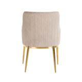 Stoel Breeze khaki velvet / brushed gold fire retardant (FR-Quartz 903 Khaki) van Richmond Interiors – Luxe comfort op maat van PureWonen. Vraag naar de beste prijs.