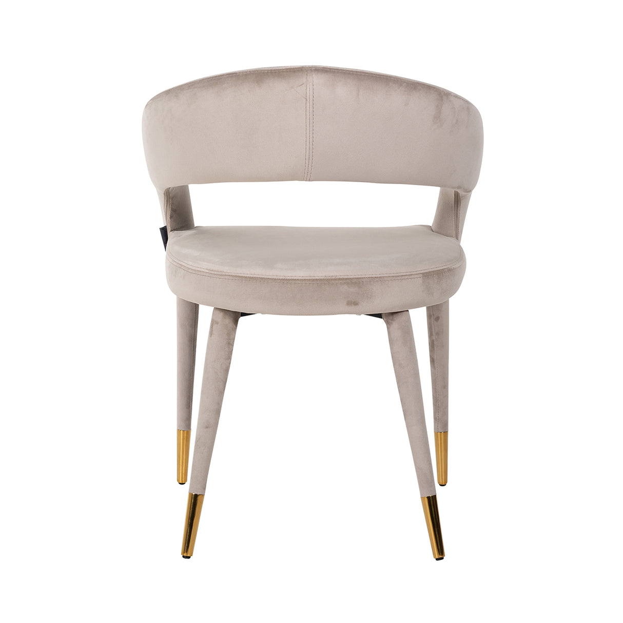 Stoel Gia khaki velvet fire retardant (FR-Quartz 903 Khaki) van Richmond Interiors – Luxe comfort op maat van PureWonen. Vraag naar de beste prijs.