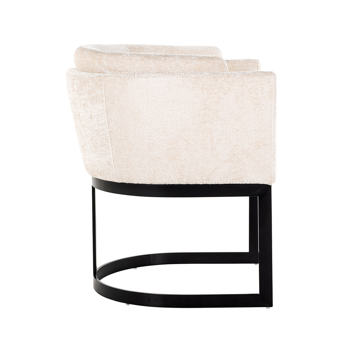 Stoel Emerson white chenille (Bergen 900 white chenille) van Richmond Interiors – Luxe comfort op maat van PureWonen. Vraag naar de beste prijs.
