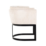 Stoel Emerson white chenille (Bergen 900 white chenille) van Richmond Interiors – Luxe comfort op maat van PureWonen. Vraag naar de beste prijs.