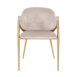 Stoel Gwen khaki velvet fire retardant (FR-Quartz 903 Khaki) van Richmond Interiors – Luxe comfort op maat van PureWonen. Vraag naar de beste prijs.