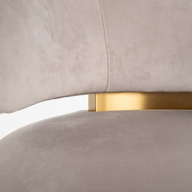 Draaifauteuil Maxime khaki velvet (Quartz Khaki 903) van Richmond Interiors – Luxe comfort op maat van PureWonen. Vraag naar de beste prijs.