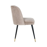 Stoel Alicia khaki velvet fire retardant (FR-Quartz 903 Khaki) van Richmond Interiors – Luxe comfort op maat van PureWonen. Vraag naar de beste prijs.