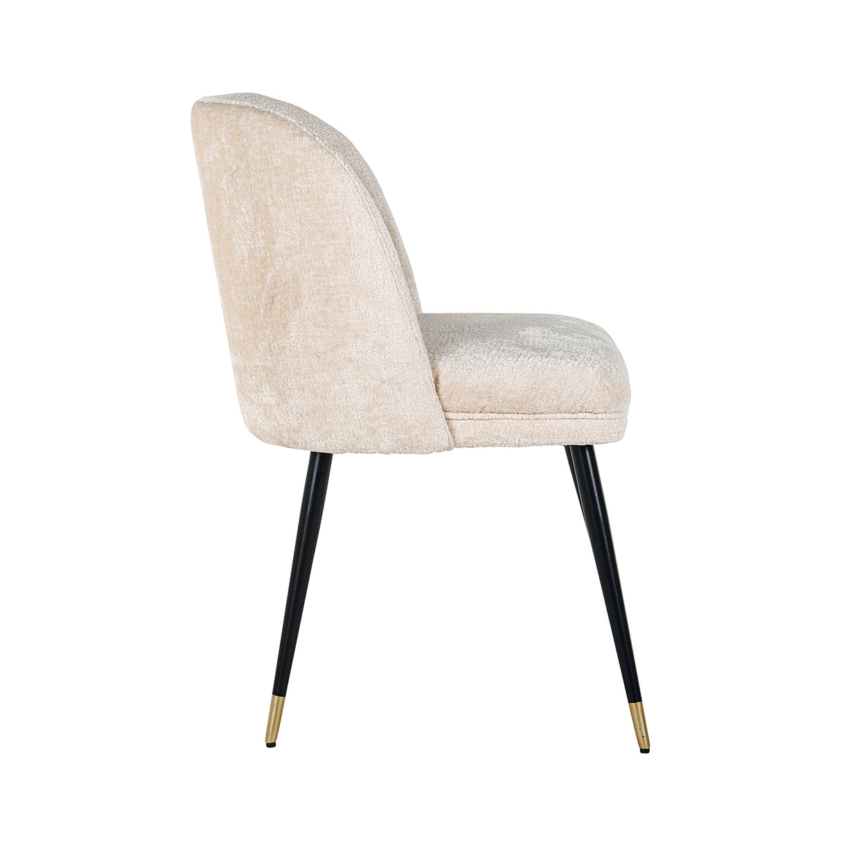 Stoel Alicia white chenille fire retardant (FR-Bergen 900 white chenille) van Richmond Interiors – Luxe comfort op maat van PureWonen. Vraag naar de beste prijs.