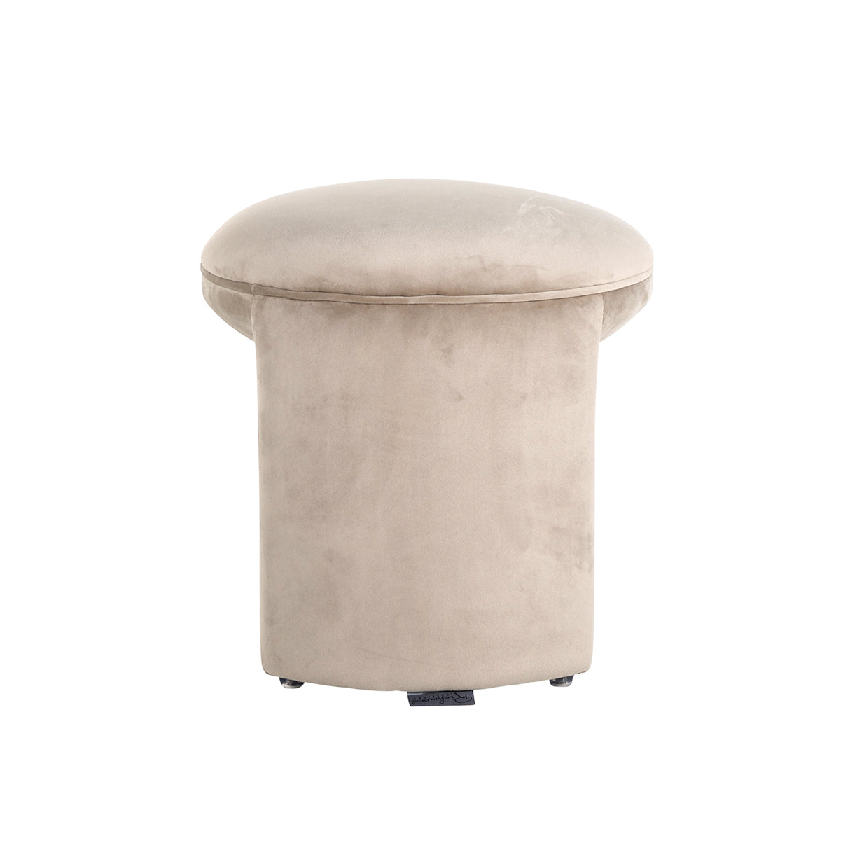 Poef Fargo khaki velvet (Quartz Khaki 903) van Richmond Interiors – Luxe comfort op maat van PureWonen. Vraag naar de beste prijs.