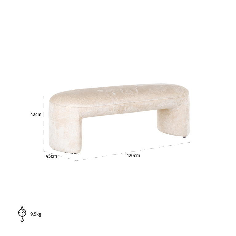 Bank Fargo white chenille (Bergen 900 white chenille) van Richmond Interiors – Luxe comfort op maat van PureWonen. Vraag naar de beste prijs.