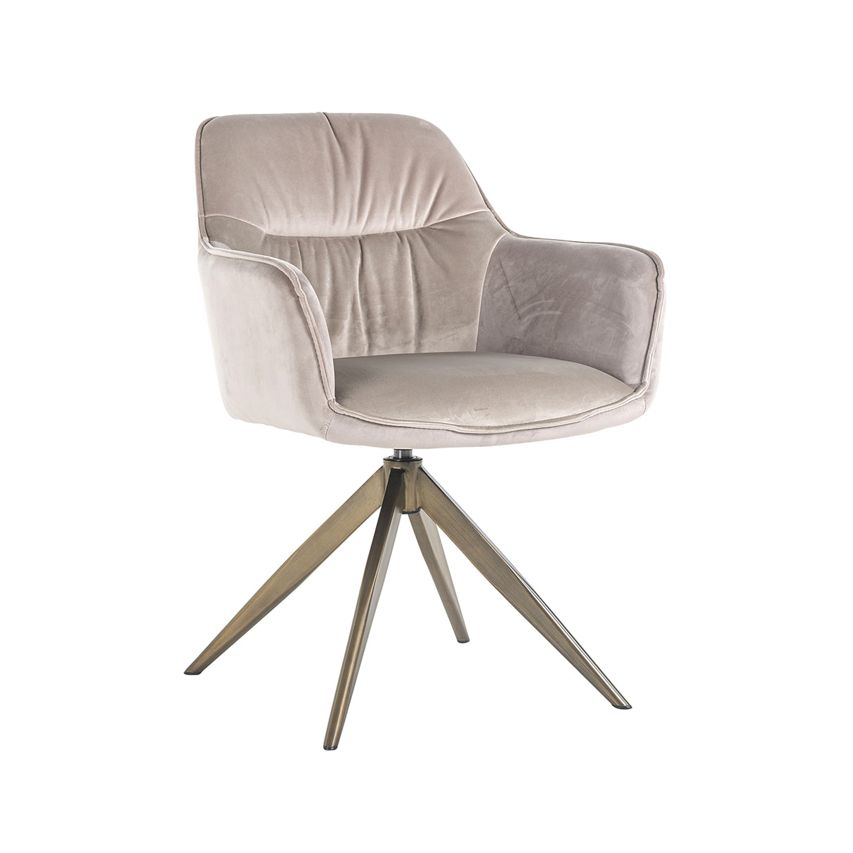 Draaistoel Aline khaki velvet fire retardant (FR-Quartz 903 Khaki) van Richmond Interiors – Luxe comfort op maat van PureWonen. Vraag naar de beste prijs.